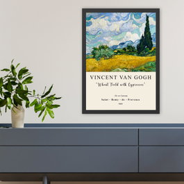 Wallity Cuadro Decorativo Enmarcado Multicolor 35 x 45 cm